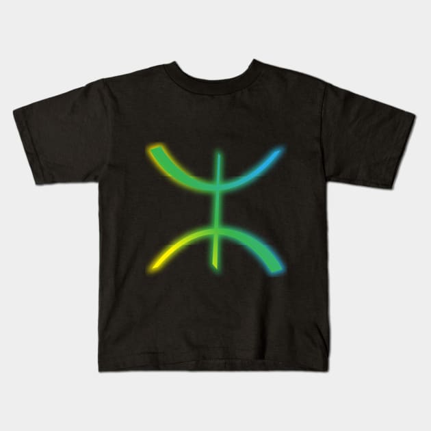 amazigh symbol Kids T-Shirt by samzizou